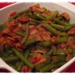 Green beans with Bacon and Onions