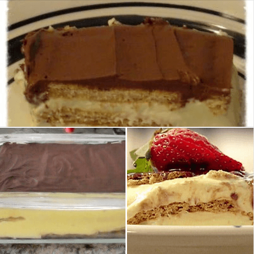 easy chocolate Eclair Cake