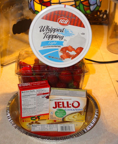 Strawberry Pie made with Jello