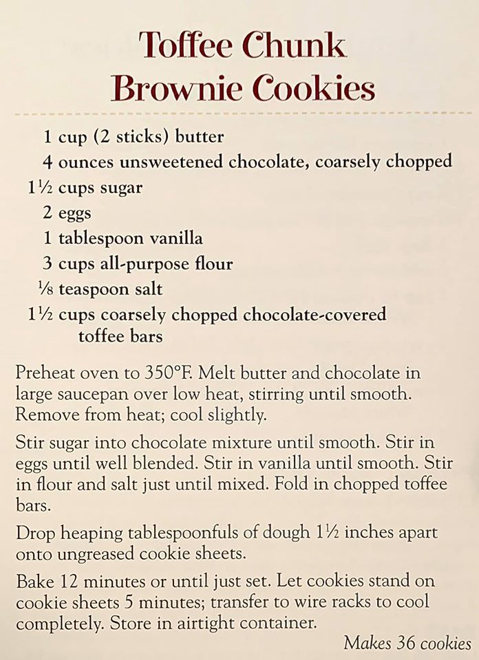 Homemade Toffee Chunk Brownie Cokies12